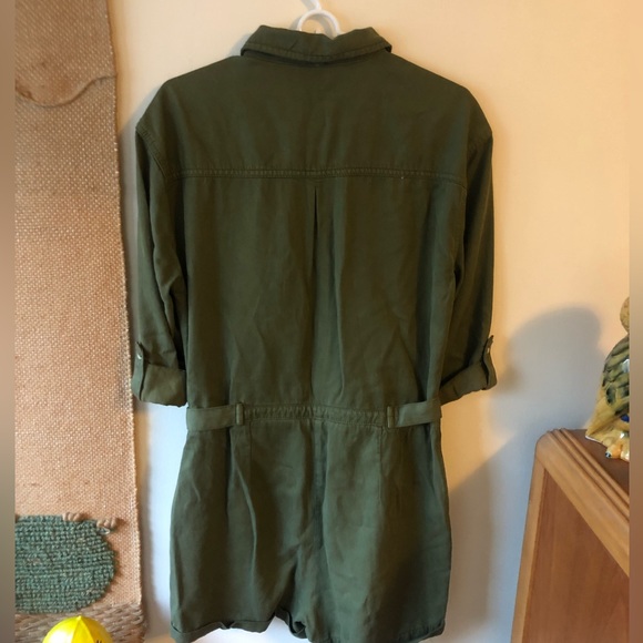 Free people army green jumpsuit - Picture 2 of 5